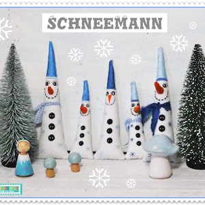 Embroidery file ITH Snowman Winter Advent in-the-hoop
