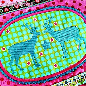 MagicDeers embroidery file 16 motifs deer deer image 6