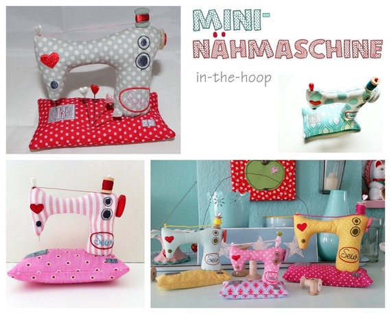 Mini-Nähmaschine Stickdatei - ITH große Rahmen Naehmaschine