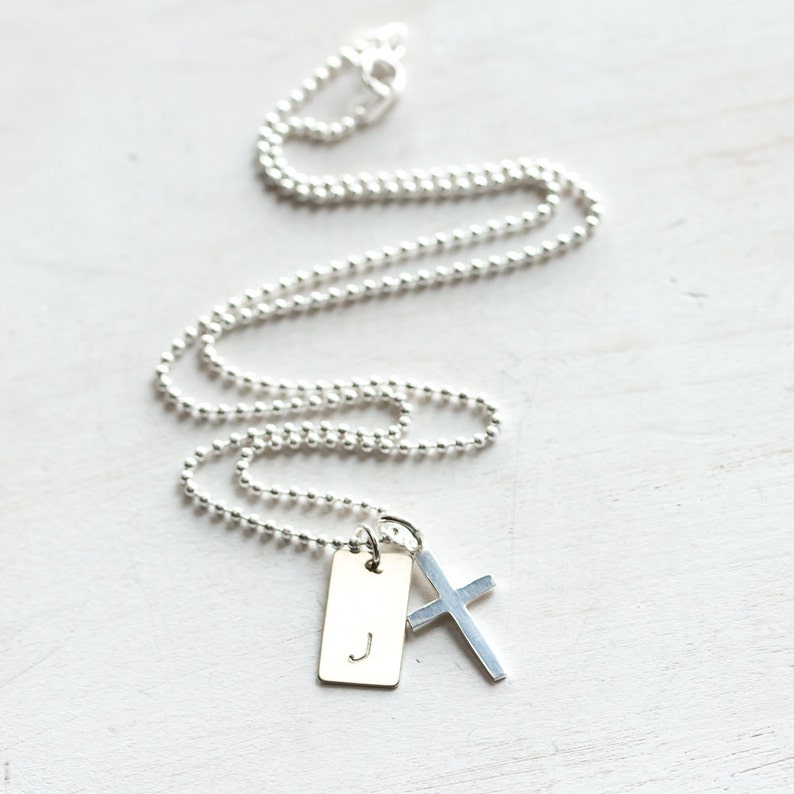 First Communion Necklace for Boy Personalized Gift for Boys Etsy