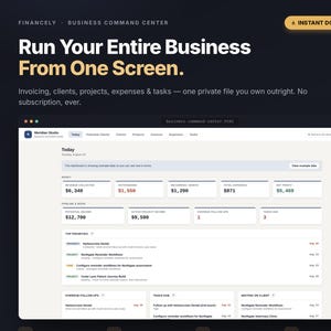Business Dashboard HTML Template | Invoice, CRM, Expenses (Offline Download)