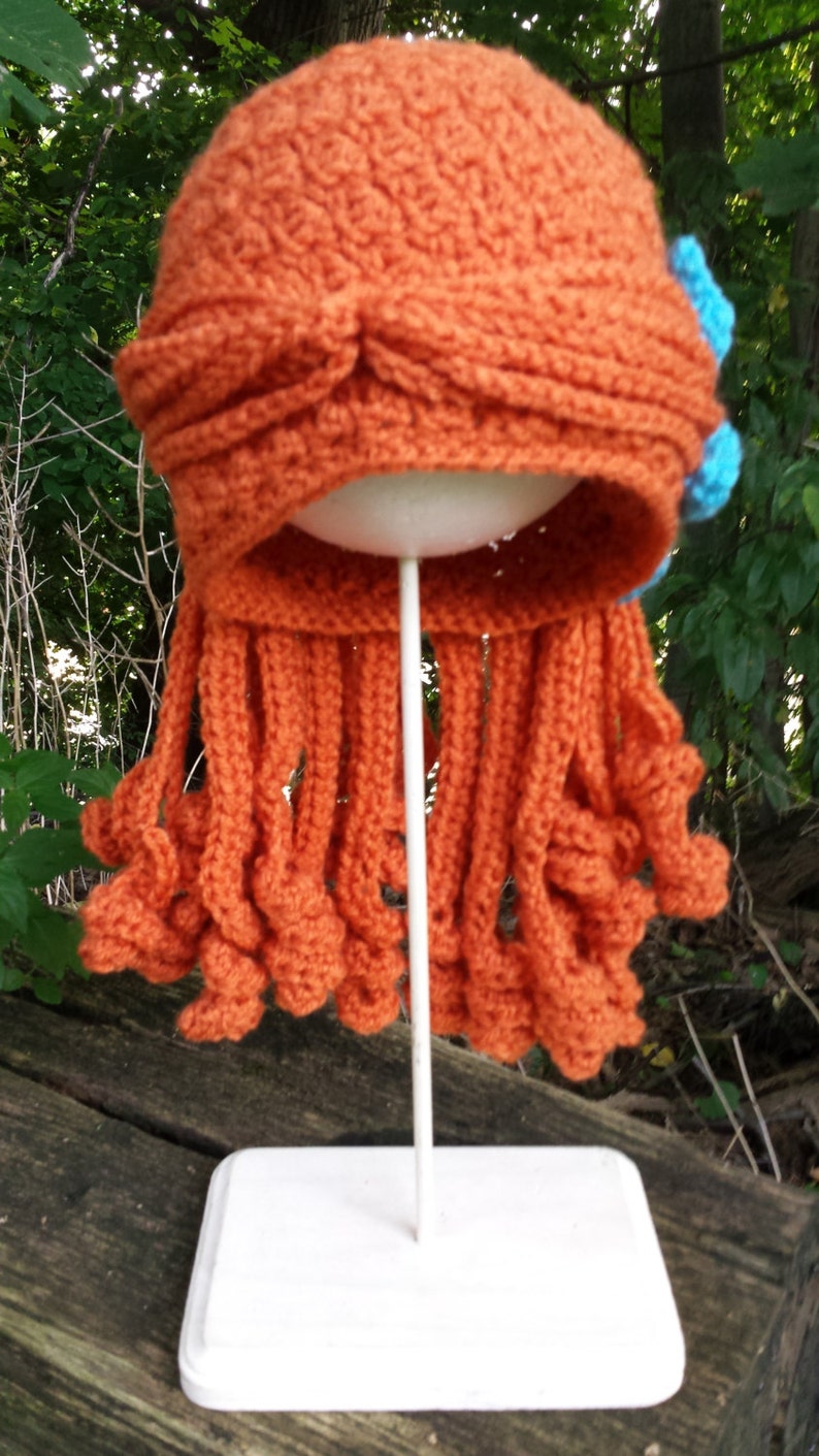 PATTERN Little Mermaid Ariel Inspired Crochet Wig Hat Etsy