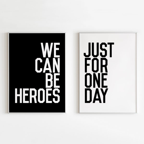 We Can Be Heroes - Etsy