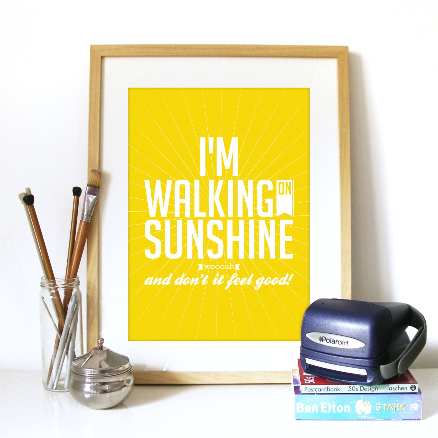 I'm walking on sunshine Music Poster