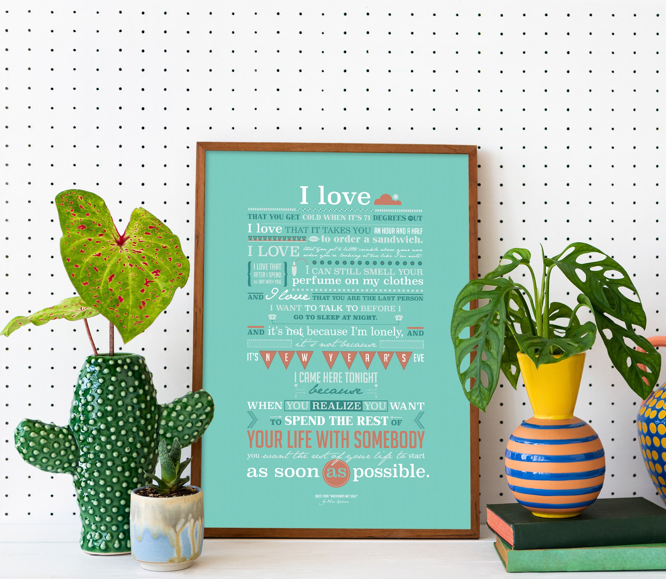 When Harry Met Sally Movie Quote Print, Romantic Typography (digital  Download) - Etsy