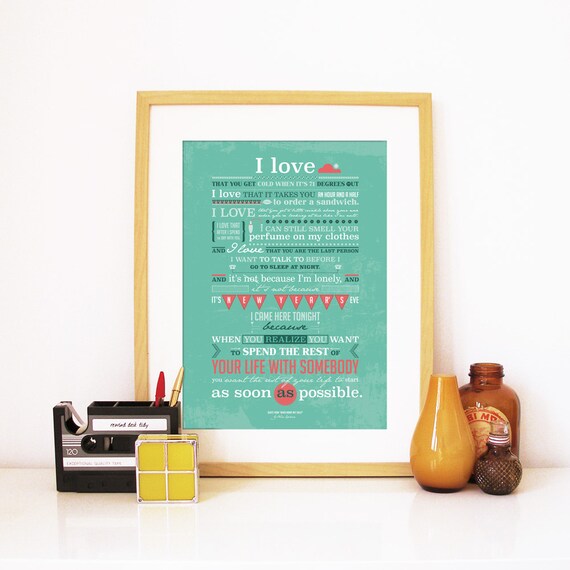 Quand Harry A Rencontre Sally Affiche Film Romantique Citation Etsy Quand Harry A Rencontre Sally Affiche Film Romantique Citation Etsy