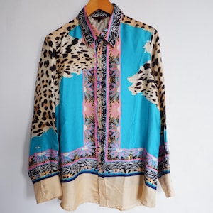 Roberto Cavalli Silk Top - Etsy