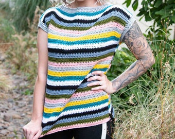 Briony Tee Crochet Pattern / The Hook Nook