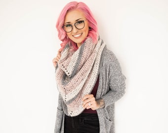 Turning Point Triangle Scarf Crochet Pattern PDF / The Hook Nook / Easy