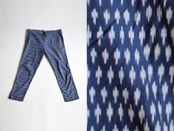 Matta Summer Pants XS Cotton Pants XS Navy Blue P… - image 1