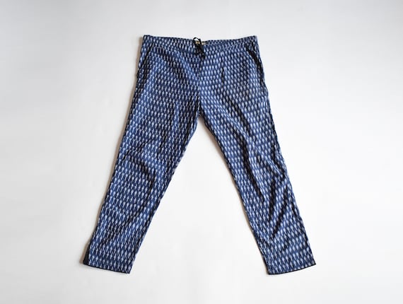 Matta Summer Pants XS Cotton Pants XS Navy Blue P… - image 2