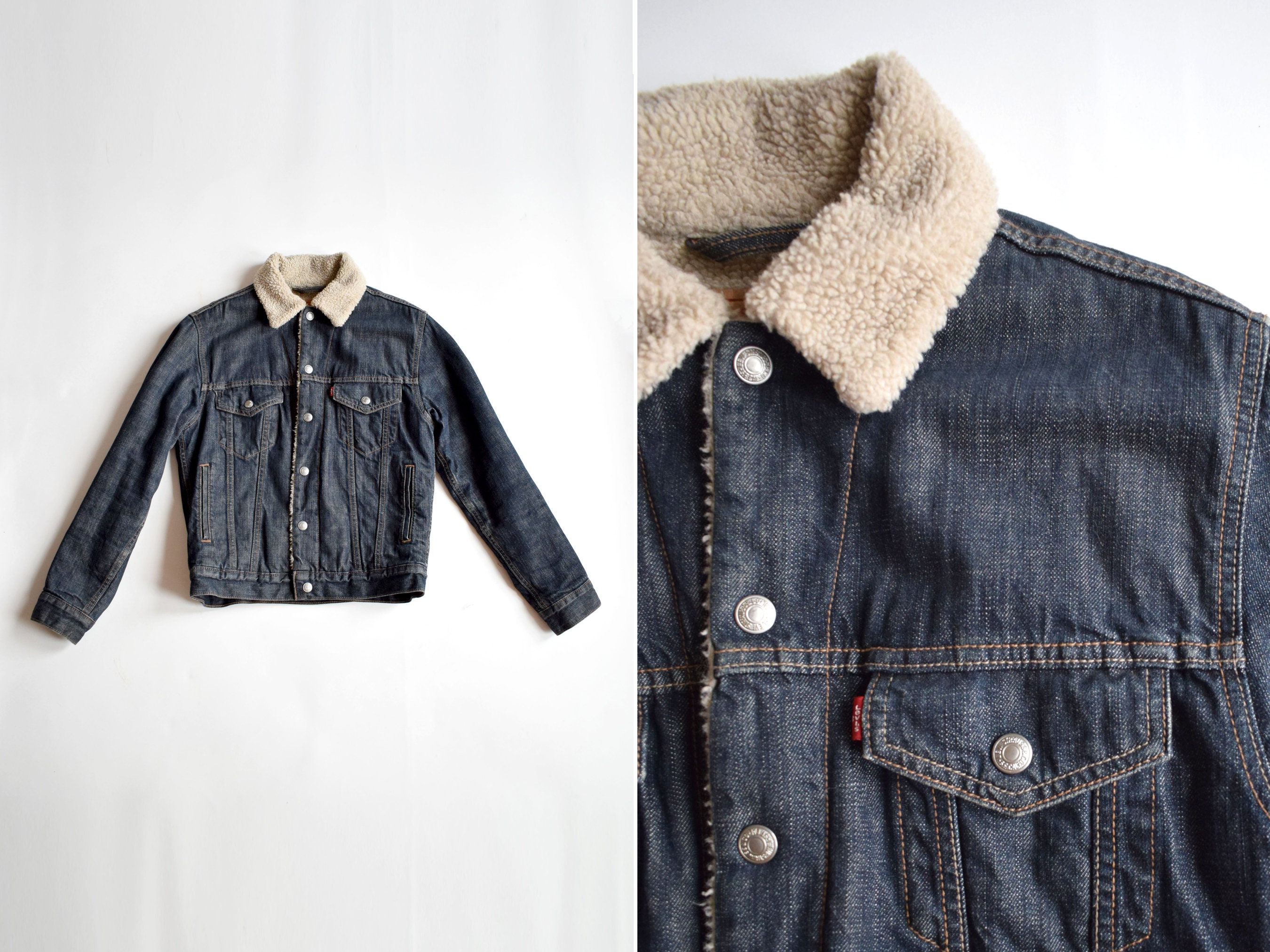 Levis Denim Jacket XS Men Denim Jacket 