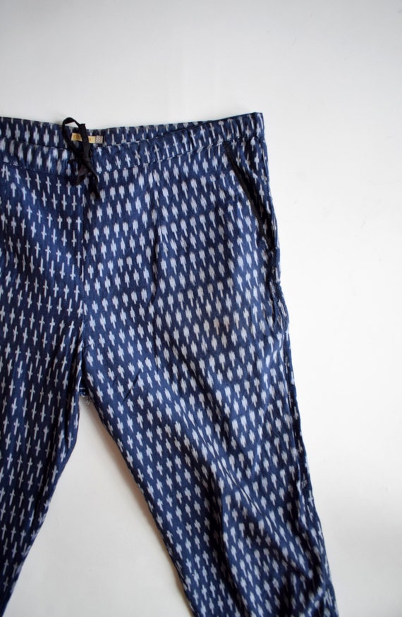 Matta Summer Pants XS Cotton Pants XS Navy Blue P… - image 3