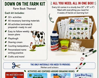 Down on The Farm Learning Kit