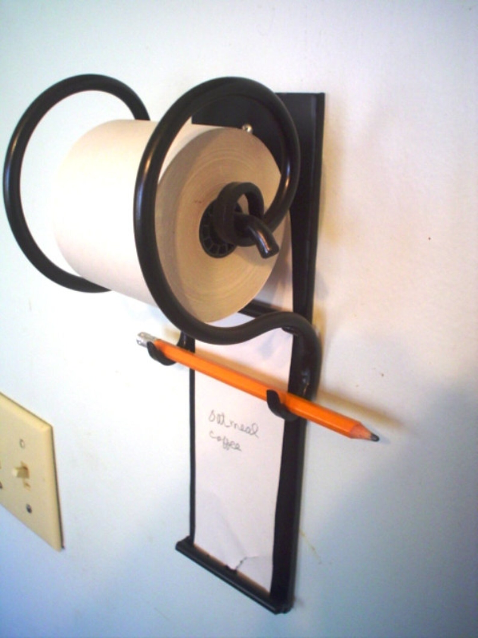 Grocery List Holder Grocery List Note Pad Kitchen List Etsy