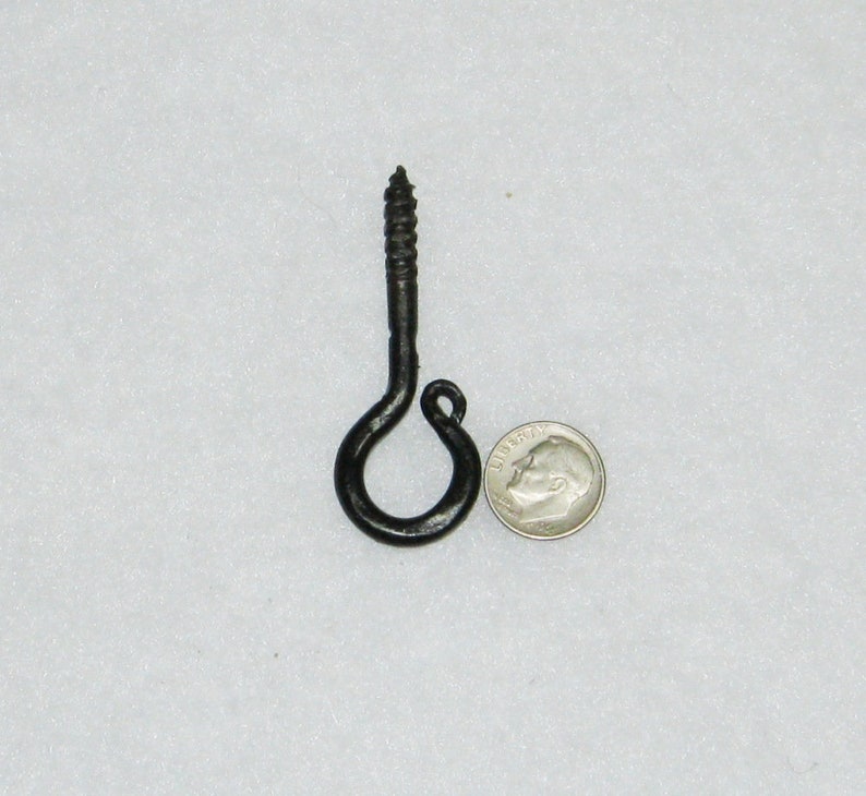 Small Iron Hook 3 16 X 2 1 4 Blacksmith Handmade