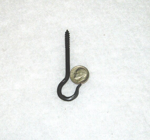 Ceiling Hook 1 8 X 2 3 4 X 1 2 Blacksmith Hook Handmade Hook Pot Hooks Pan Hooks Plant Hook Small Wrought Iron Hooks Kitchen Hook