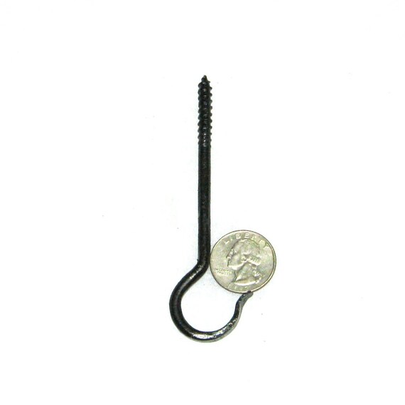 Ceiling Hook 3 16 X 3 3 4 X 3 4 Wrought Iron Hooks Etsy