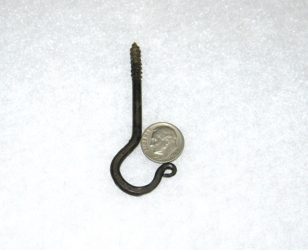 Stocking Hook 1/8 X 2 3/4 X 1/2 Blacksmith Hook Handmade Etsy