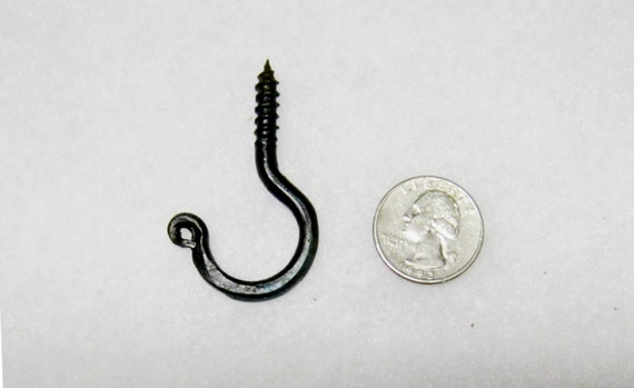 Pot Hooks 3 16 X 2 1 4 X 3 4 Blacksmith Hook Handmade Hook Pan Hooks Stocking Hook Plant Hook Ceiling Hook Christmas Decoration
