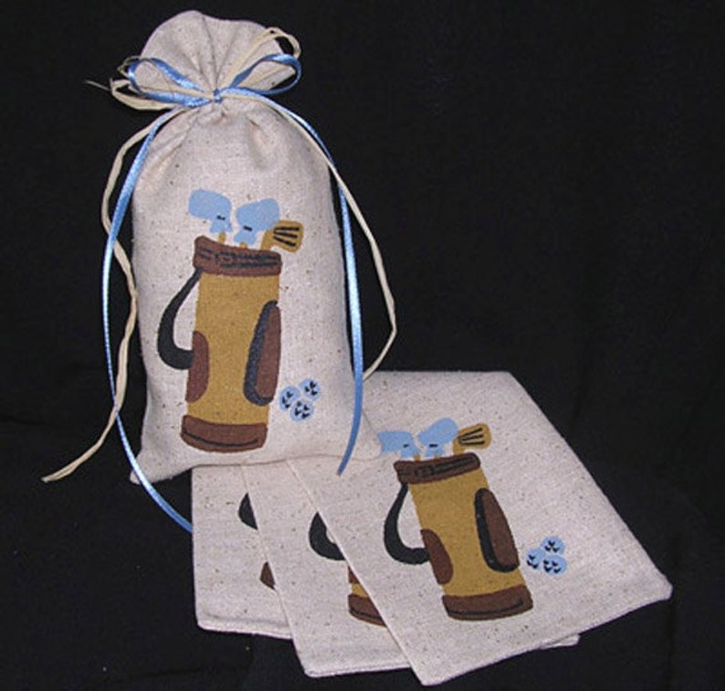 25 Fabric Gift Bags Golf Clubs Etsy