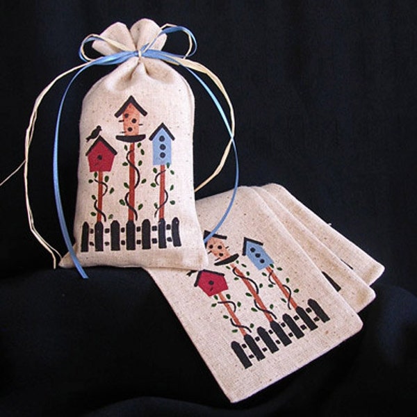 Birdhouse Fabric Etsy