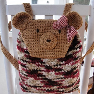 CROCHET PATTERN Teddy Bear Backpack