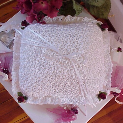 Easy CROCHET PATTERN Flower Girl Basket WEDDING Bridal Etsy