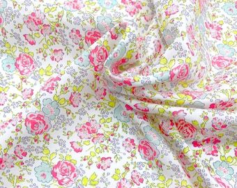 Liberty Fabric Felicite Neon Lollipop