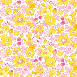 Liberty Fabric Betsy Strawberry Lemonade