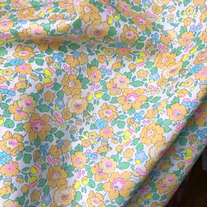 Liberty Fabric Betsy Neon Tan