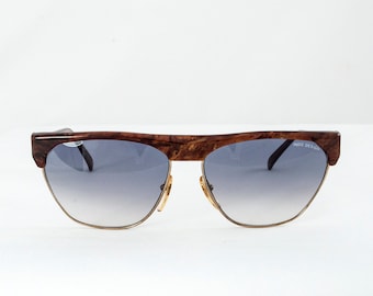 Pierre Cardin Vintage. Clubmaster Style  90s Sunglasses. Rare Edition.