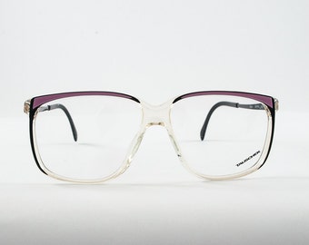 Retro Hipster 90s Oversized Frames. Pink and Black.