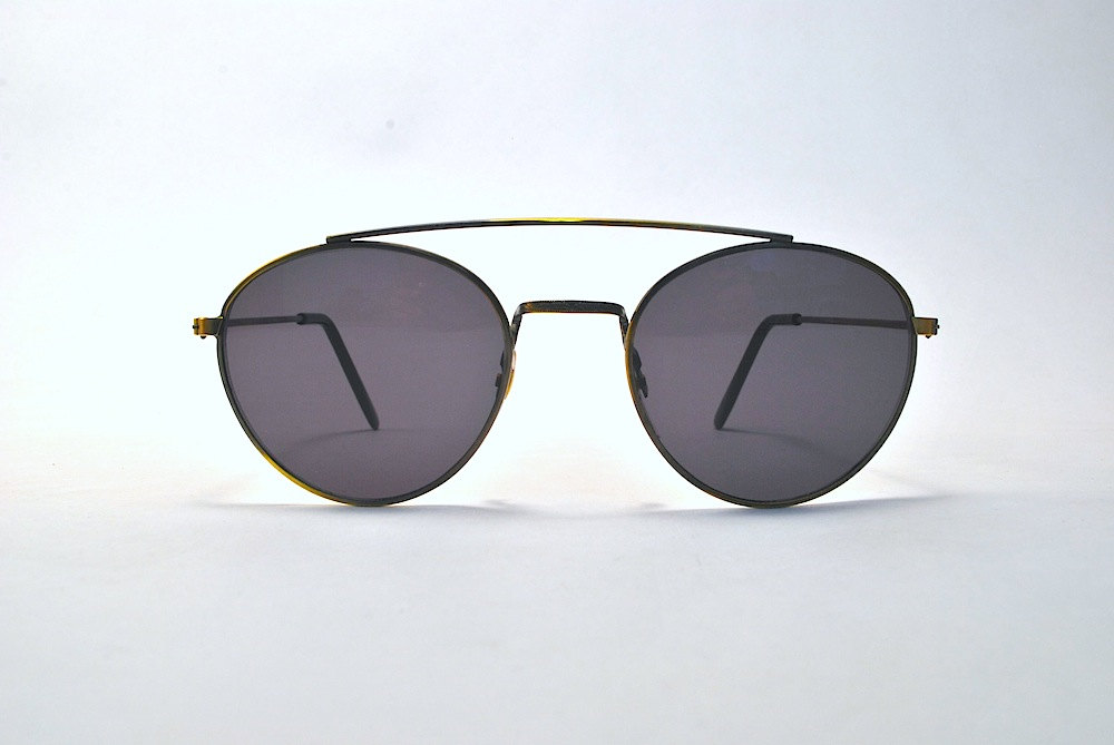 Occhiali Da Sole Rotondi Stile John Lennon – Lenti Scure, Montatura Trasparente Hippie Retrò - Foto 6