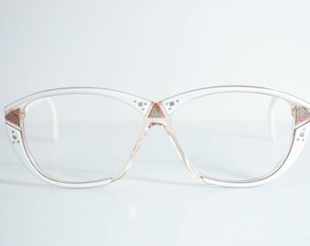 Cazal 313 Vintage. Asimetric Glossy White. 80s.