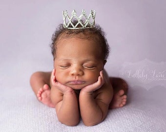 newborn crown photo prop baby girl crown tiara baby shower gift photography prop baby crown Newborn Crown gift newborn crown prop baby gift