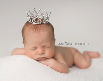 baby girl crown tiara baby shower gift photography prop baby crown photo prop Newborn baby  Crown cake smash newborn crown prop Finn Fiona