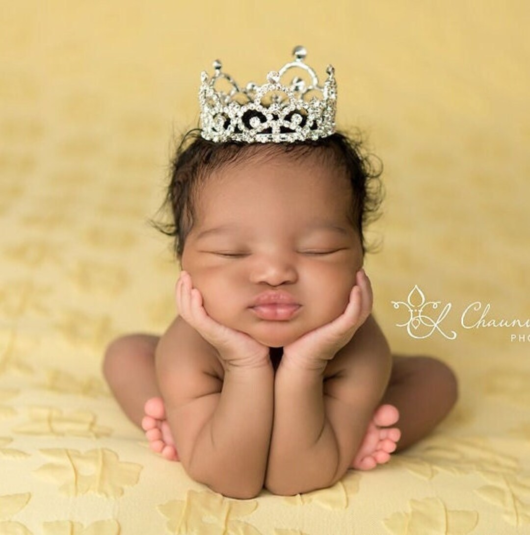 Newborn Crown Photo Prop Baby Girl Crown Tiara Baby Shower Gift