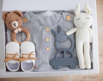 Baby Boy Gift Box, Unique Baby Gift, Baby Shower Gift Boy, Baby Girl Gift, Baby Gift Set, Newborn Gift, Baby Boy Present, Several Options