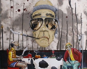 Exemplary Madness; A tribute to Hunter S. Thompson (Giclee Art Prints)