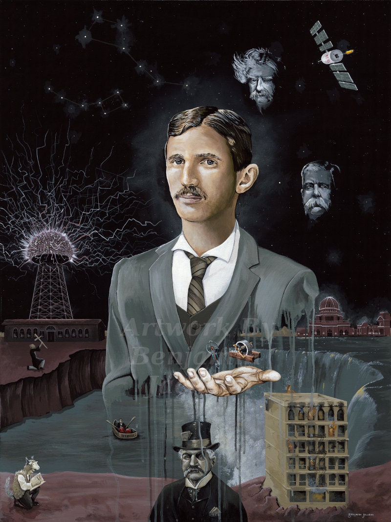 Nikola Tesla giclee Art Prints - Etsy Denmark Nikola Tesla giclee Art Prints - Etsy Denmark