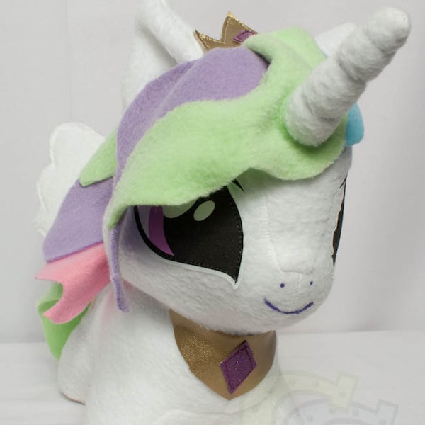 CHIBI Princess Celestia MLP Hand-Made Custom Craft Plush