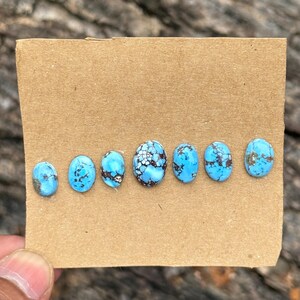 Golden Hill Turquoise Cluster Suites Cabochon Bracelet Layout Set Loose Gemstone