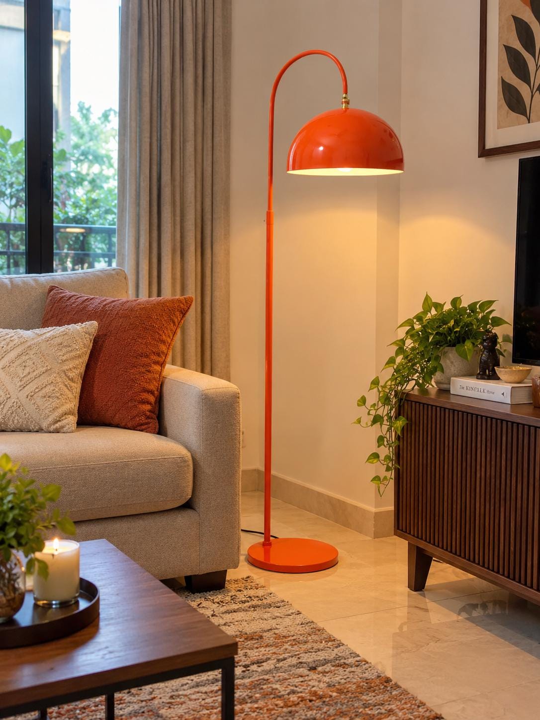 Orange Shade Lamp スペースエイジ ミッドセンチュリー モダン Orange Shade Lamp スペースエイジ ミッドセンチュリー モダン Space