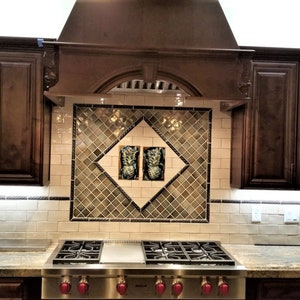 Ceramic Pineapple Wall art, kitchen backsplash tile, tropical pineapple decor, bathroom shower tiles, outdoor bathroom shower tile, maui art
