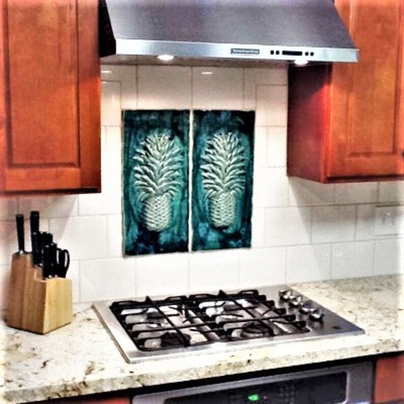 Backsplash Wall Tile Hawaii Shark Art Maui Ceramic Decor Etsy