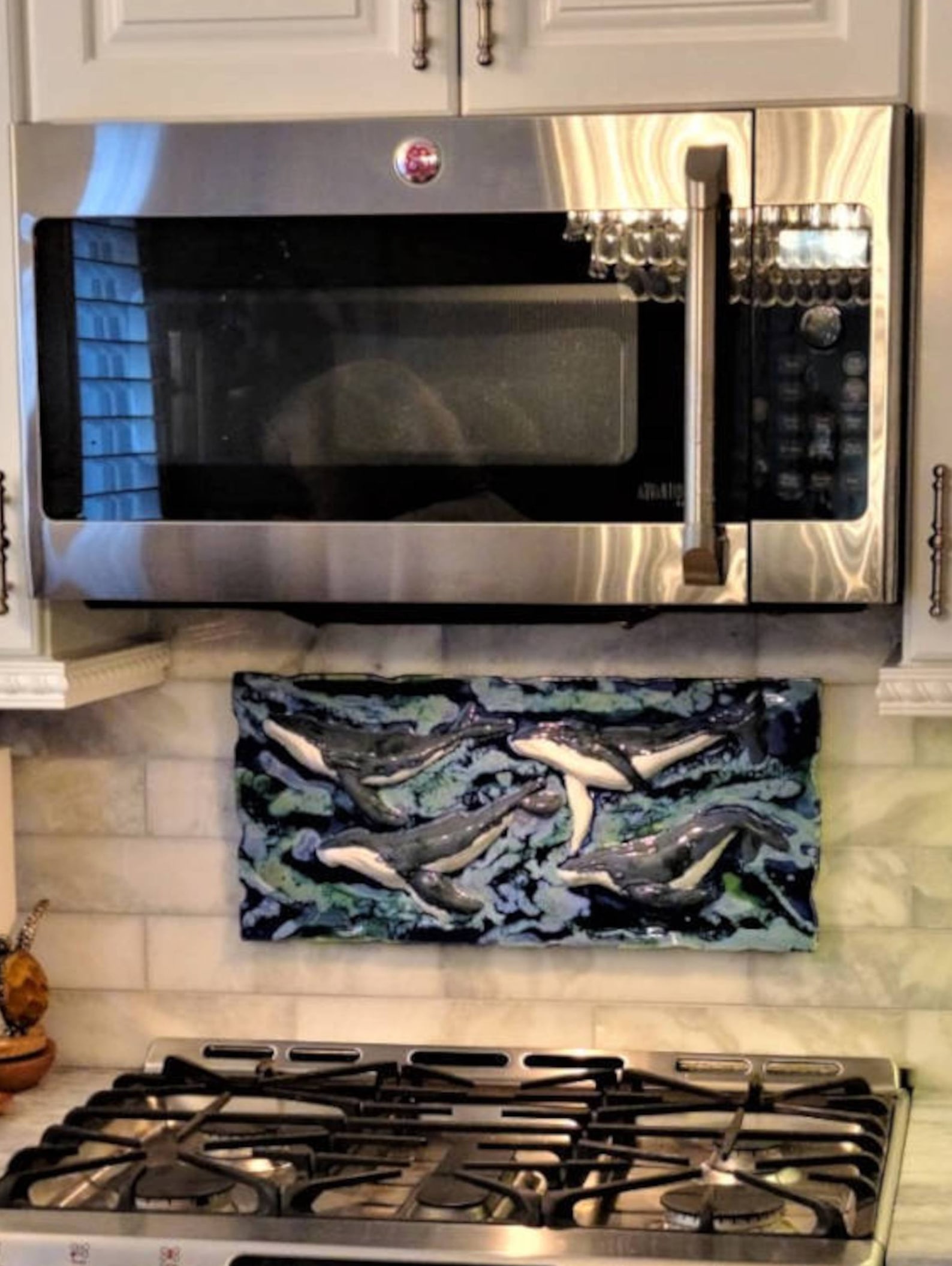 Ceramic Fish Wall Art Kitchen Backsplash Tile Tropical Fish | Etsy