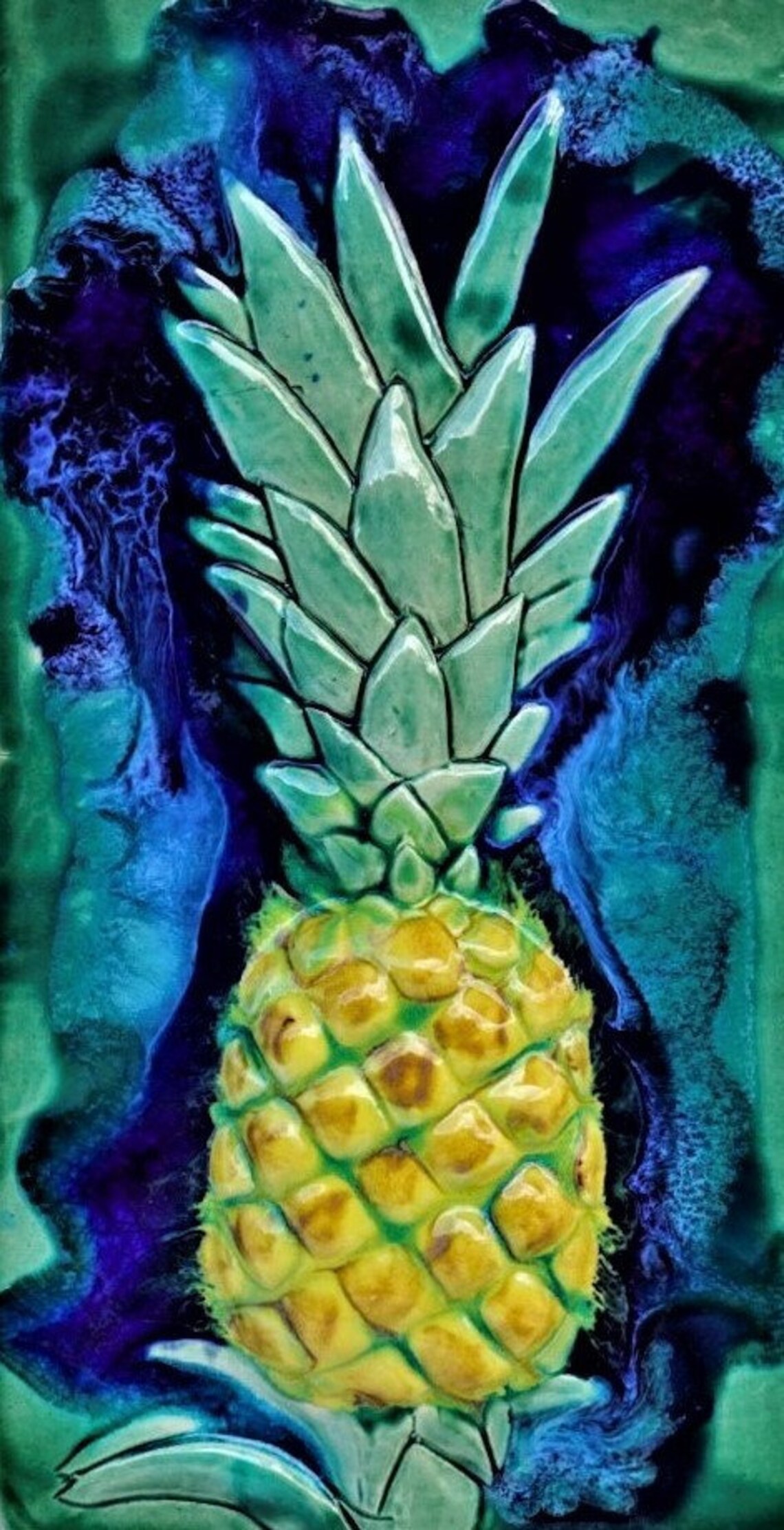 Pineapple Tiles Kitchen Backsplash Pineapple Bathroom Etsy