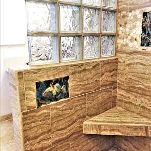 Azulejos de ducha de baño arte de la vida marina azulejos de | Etsy