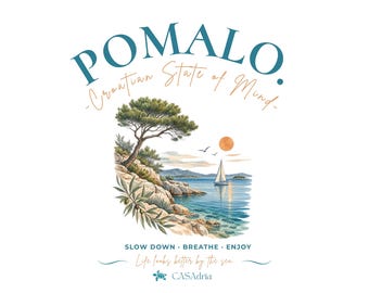 POMALO Croatian State of Mind – PNG print file in Croatian design